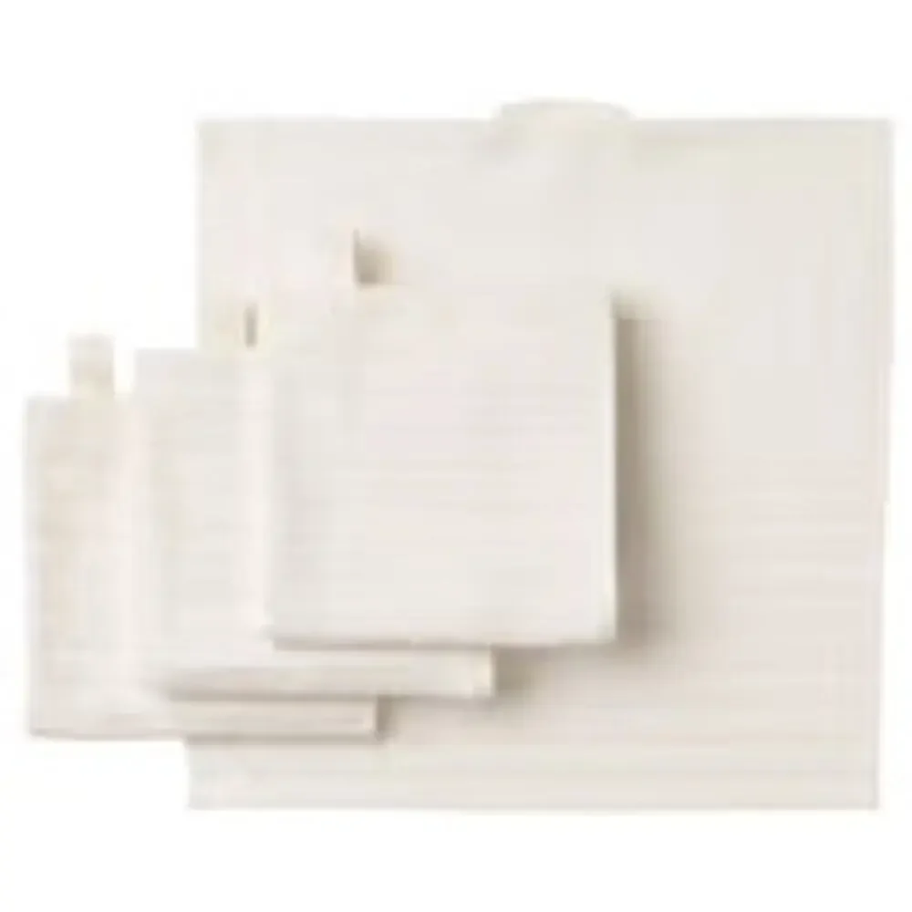 IKEA VÅGSJÖN White Washcloth 4 Pack for Practical Everyday Luxury